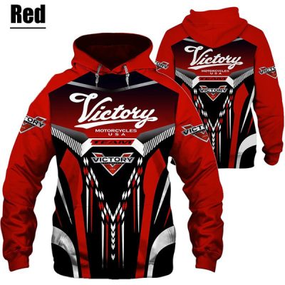 Victory Motorcycles Red Pullover Hoodie