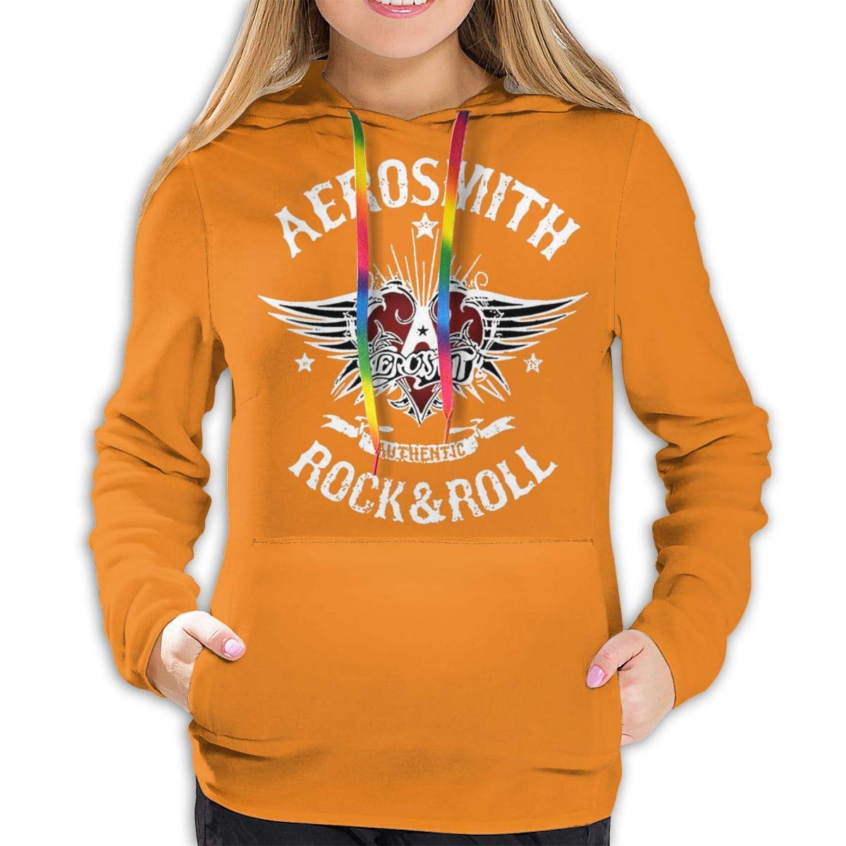 Aerosmith Orange Pullover Hoodie Aerosmith Orange Pullover Hoodie
