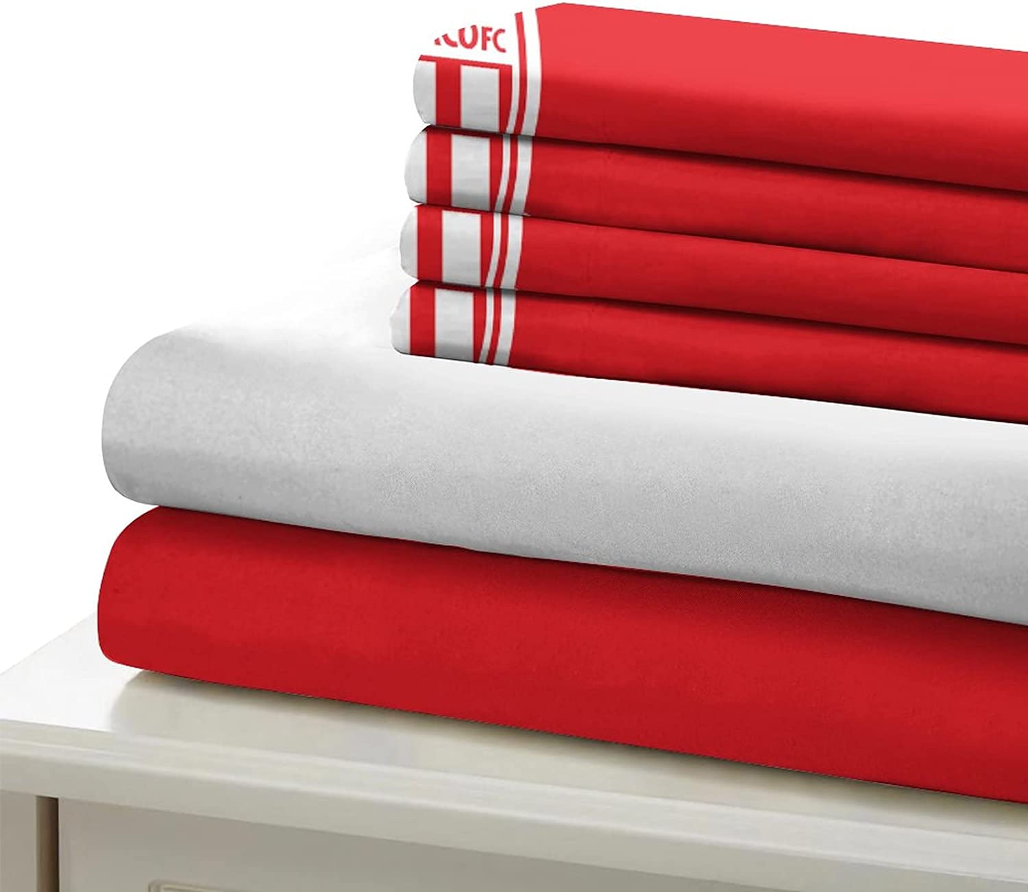 AS Monaco White Red Bedding Set AS Monaco White Red Bedding Set