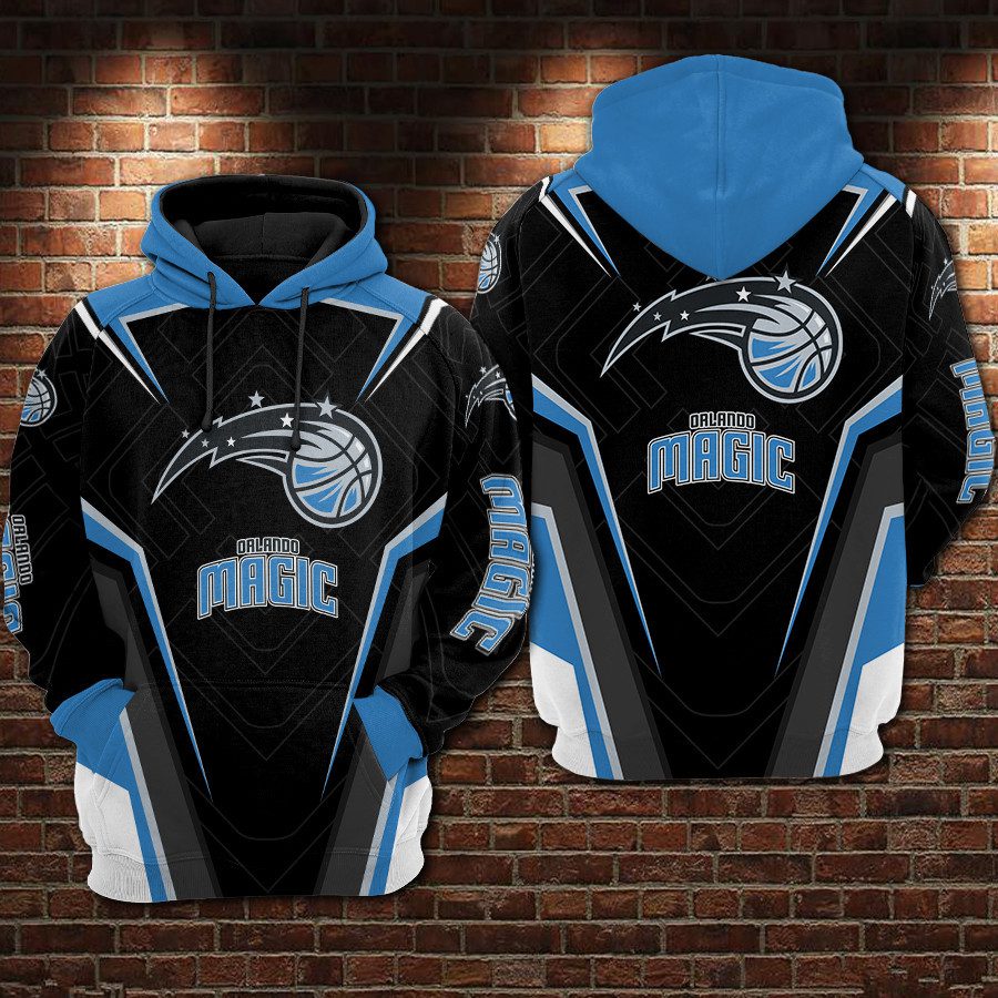 NBA Orlando Magic Black Blue Special Pullover Hoodie NBA Orlando Magic Black Blue Special Pullover Hoodie