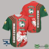 CS Mar?timo Red Green Baseball Jersey