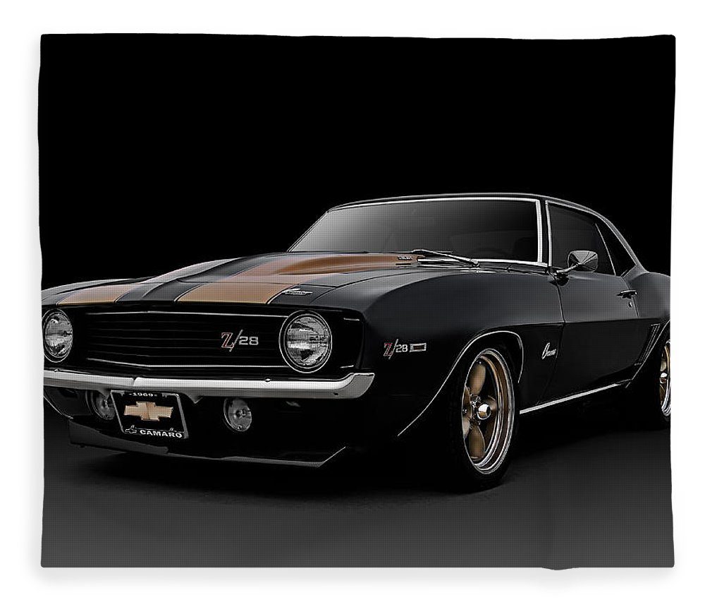 Chevrolet Camaro Z28 1969 Fleece Blanket Chevrolet Camaro Z28 1969 Fleece Blanket