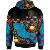 Naidoc Week Hoodie - Custom Australia Culture Art With River And Tortoise Aboriginal Inspired Dot Art Hoodie