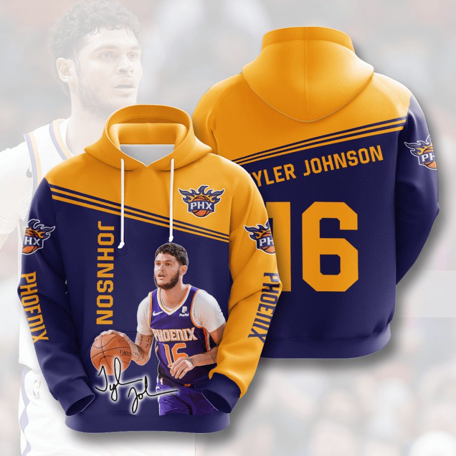 NBA Phoenix Suns Tyler Johnson Pullover Hoodie NBA Phoenix Suns Tyler Johnson Pullover Hoodie