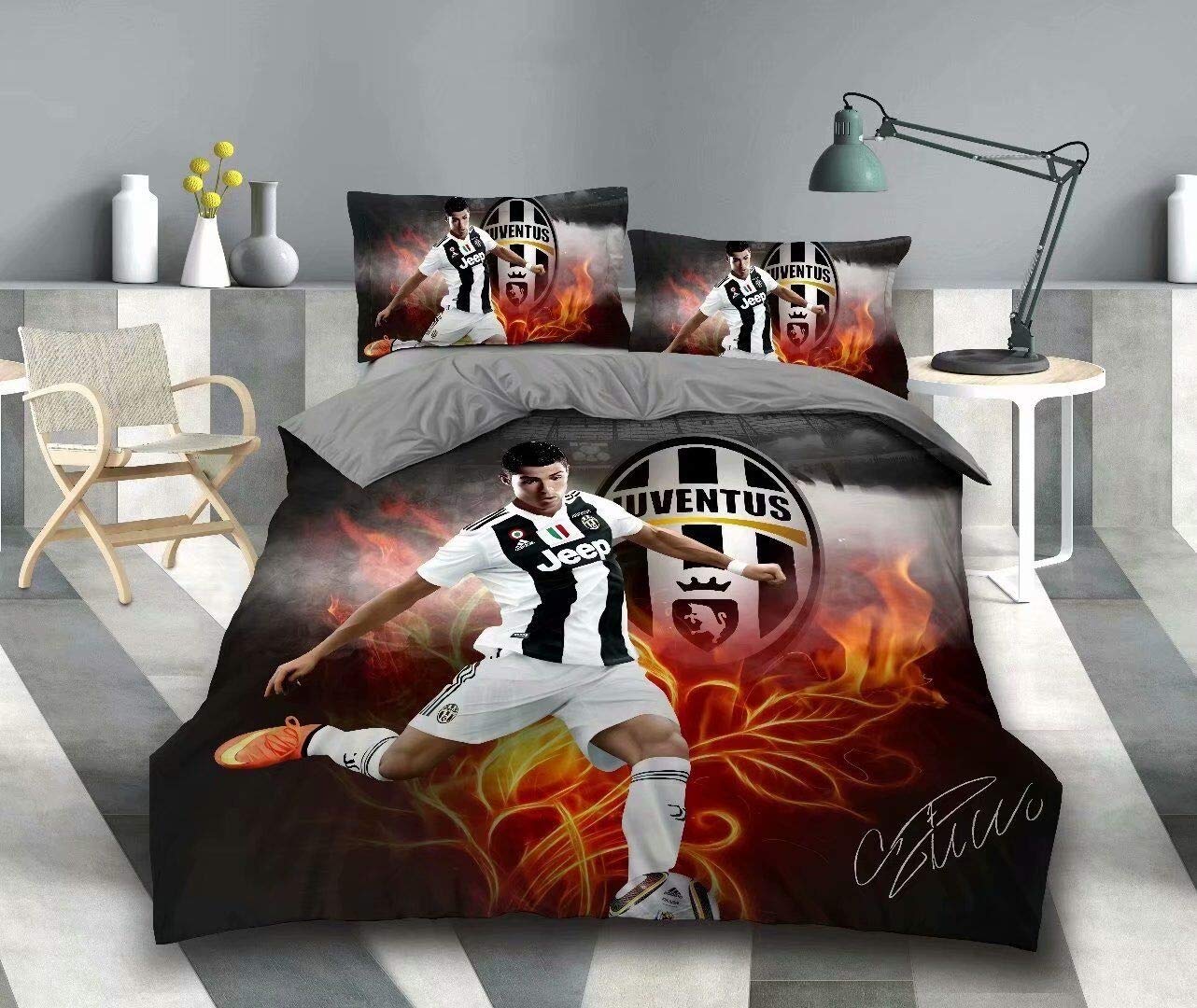 Juventus FC CR7 Edition Bedding Set V2 Juventus FC CR7 Edition Bedding Set V2