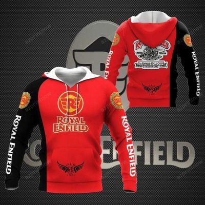Royal Enfield Red Pullover Hoodie