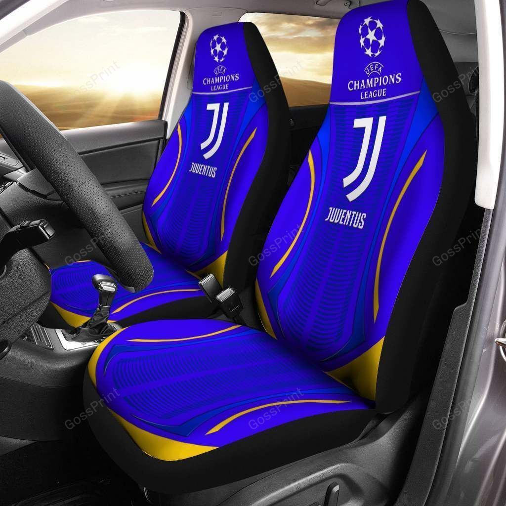 Juventus FC Champions Blue Car Seat Covers Juventus FC Champions Blue Car Seat Covers