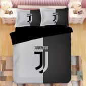 Juventus FC Kool White Black Bedding Set