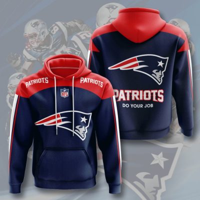 NFL New England Patriots Logo Pullover Hoodie