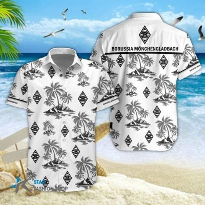 Borussia M?nchengladbach Coconut Tree Hawaiian Shirt