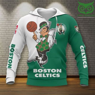 NBA Boston Celtics Mascot Pullover Hoodie