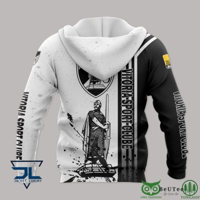 Vit?ria SC White Black Pullover Hoodie