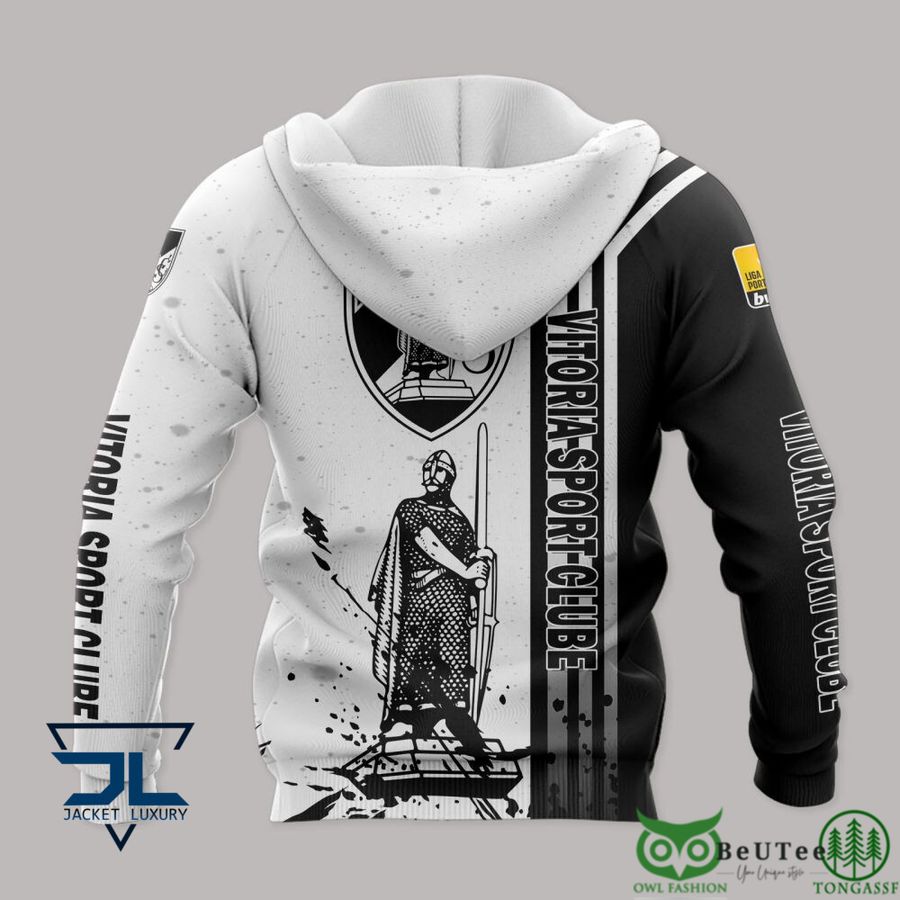 Vit?ria SC White Black Pullover Hoodie Vit?ria SC White Black Pullover Hoodie