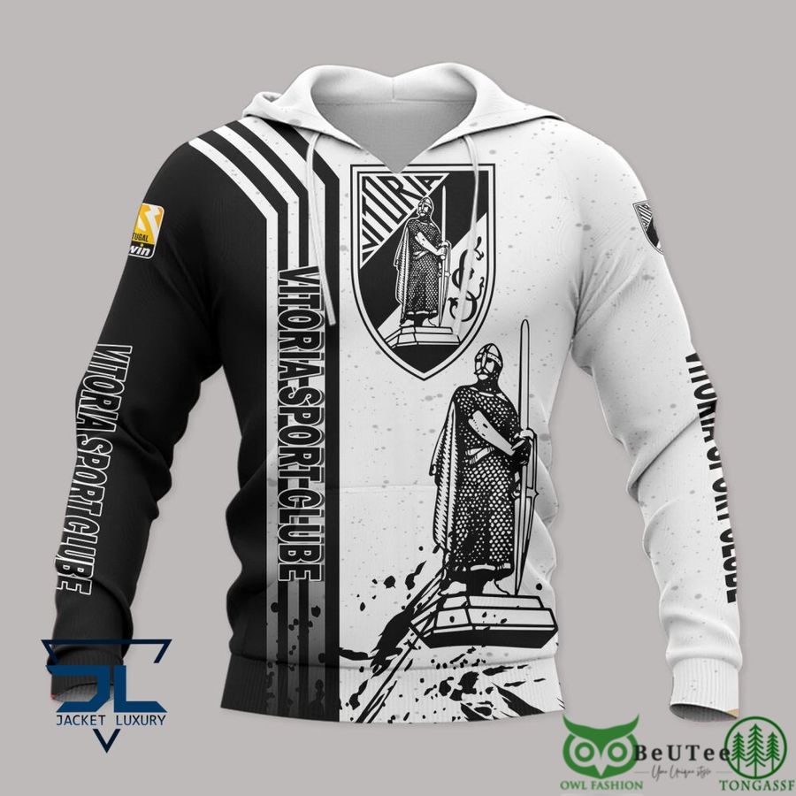 Vit?ria SC White Black Pullover Hoodie Vit?ria SC White Black Pullover Hoodie