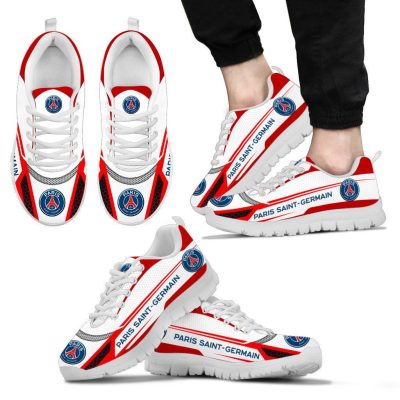 Paris Saint-Germain FC White Red Running Shoes