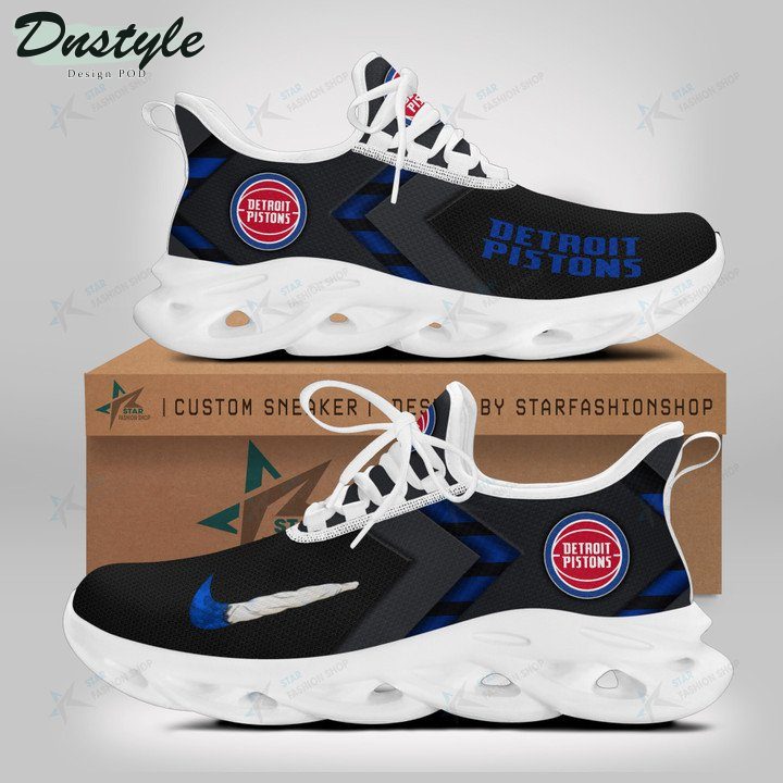 NBA Detroit Pistons Black Blue Max Soul Shoes NBA Detroit Pistons Black Blue Max Soul Shoes