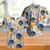 NBA Golden State Warriors Tropical Hawaiian Shirt