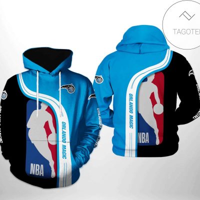 NBA Orlando Magic Black Blue Highway Pullover Hoodie