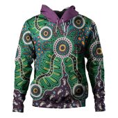 Australia Aboriginal Hoodie - A Dot Painting In The Style Of Indigenous Australian Art Hoodie