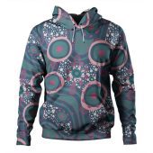 Australia Aboriginal Hoodie - Aboriginal Green Dot Art Inspired Hoodie