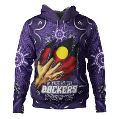 (Custom) Fremantle Dockers Hoodie Aboriginal Blood In Me