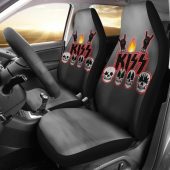 Kiss Skull Car Seat Covers
