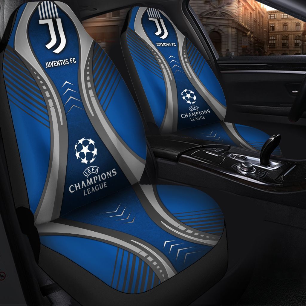 Juventus FC Champions Blue Car Seat Covers V2 Juventus FC Champions Blue Car Seat Covers V2