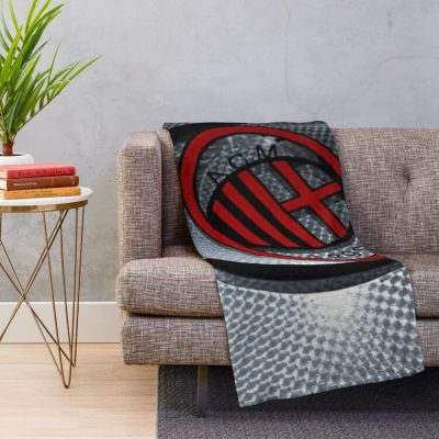AC Milan 1899 Grey Fleece Blanket