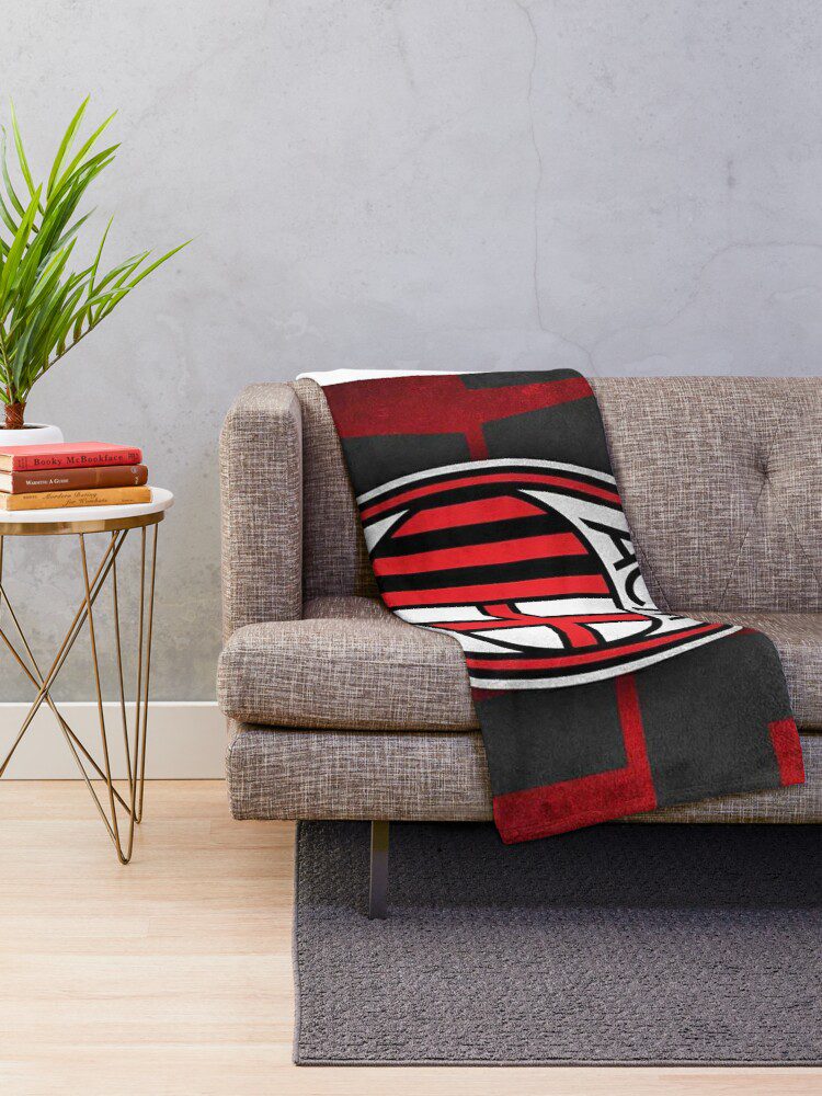 AC Milan 1899 Logo Fleece Blanket AC Milan 1899 Logo Fleece Blanket