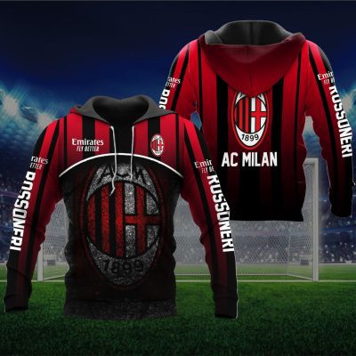 AC Milan 1899 Rossoneri Center Pullover Hoodie