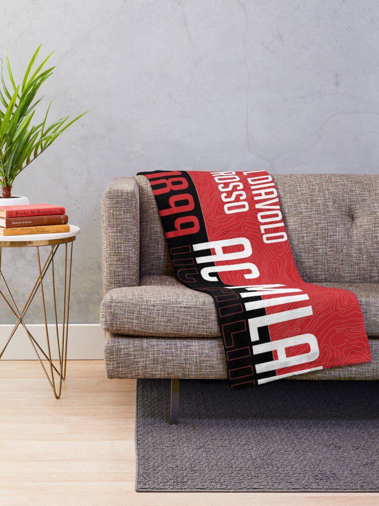 AC Milan Diavolo Rosso Fleece Blanket AC Milan Diavolo Rosso Fleece Blanket