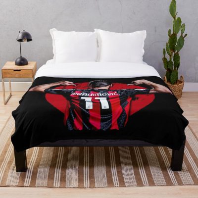 AC Milan Ibrahimovic Edition Fleece Blanket V3