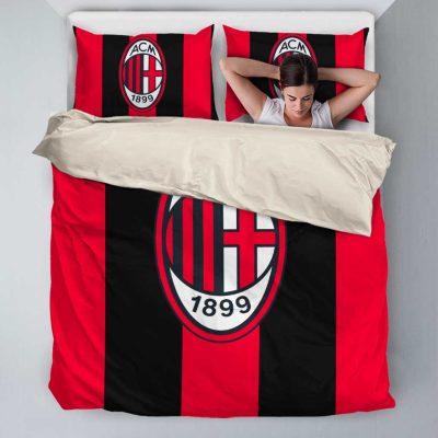 AC Milan Red Black Bedding Set