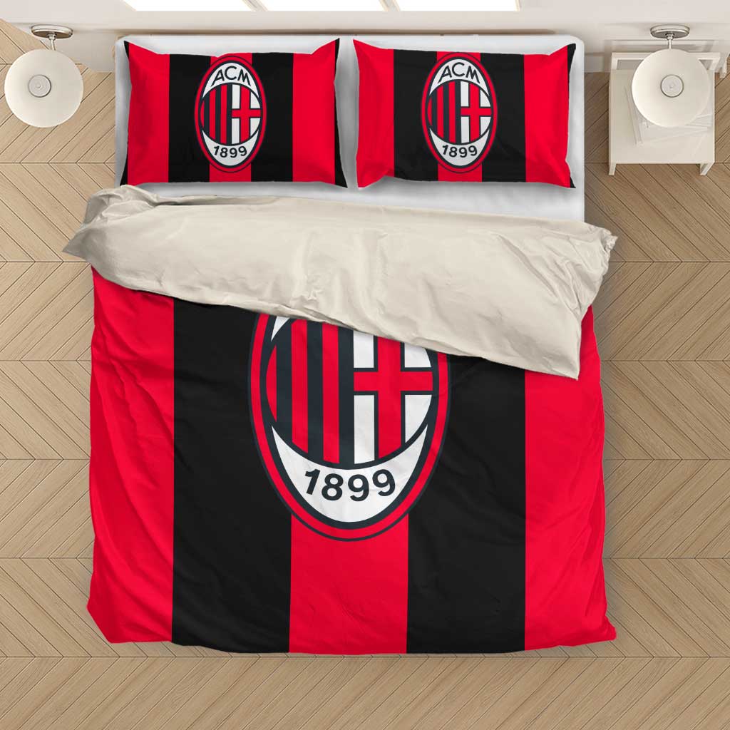 AC Milan Red Black Bedding Set AC Milan Red Black Bedding Set