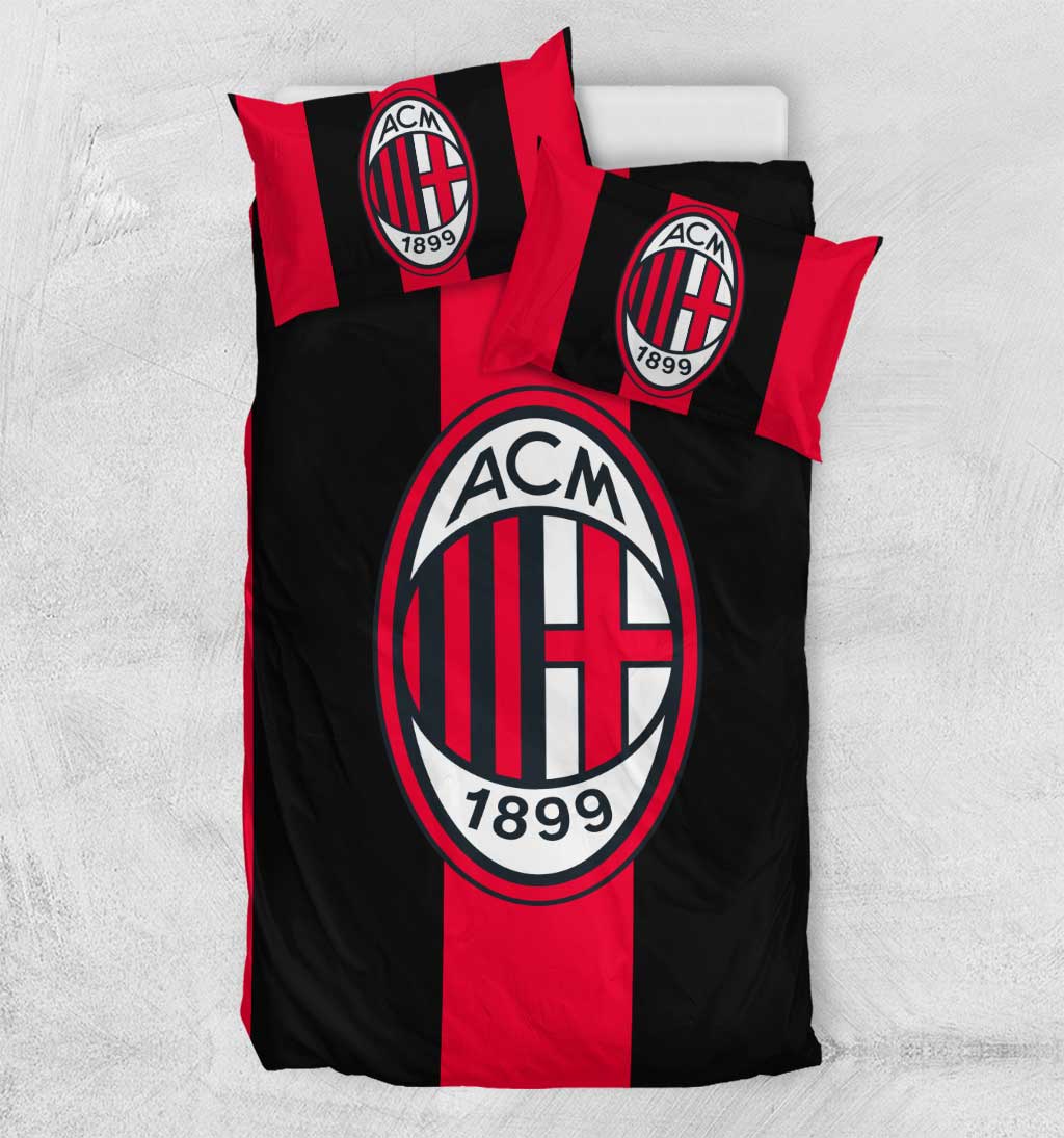 AC Milan Red Black Bedding Set AC Milan Red Black Bedding Set