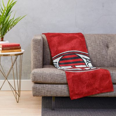 AC Milan Red Logo Fleece Blanket