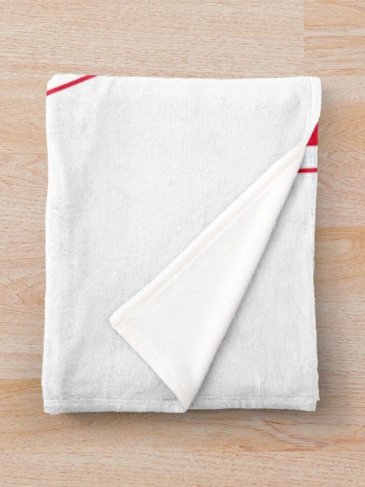 AC Monza White Fleece Blanket AC Monza White Fleece Blanket