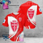 AC Monza Red White Baseball Jersey