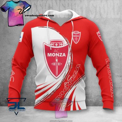 AC Monza Red White Pullover Hoodie