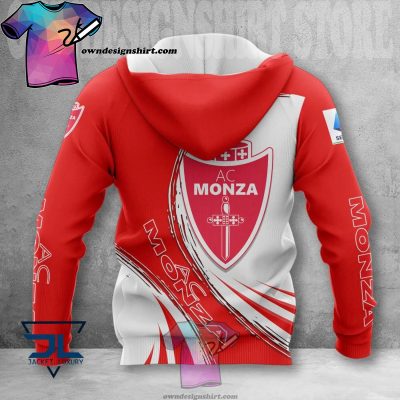 AC Monza Red White Pullover Hoodie