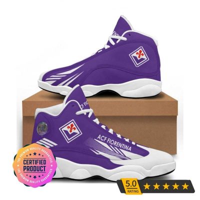 ACF Fiorentina Purple White Air Jordan 13 Shoes