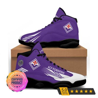 ACF Fiorentina Purple White Air Jordan 13 Shoes