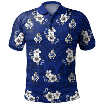 Canterbury-Bankstown Bulldogs Custom Polo Shirt - Bulldogs With Maori Patterns Polo Shirt