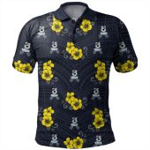 North Queensland Cowboys Custom Polo Shirt - Tropical Patterns North Queensland Cowboys Polo Shirt