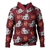 St. George Illawarra Dragons Custom Hoodie - St. George Illawarra Dragons With Maori Patterns Hoodie