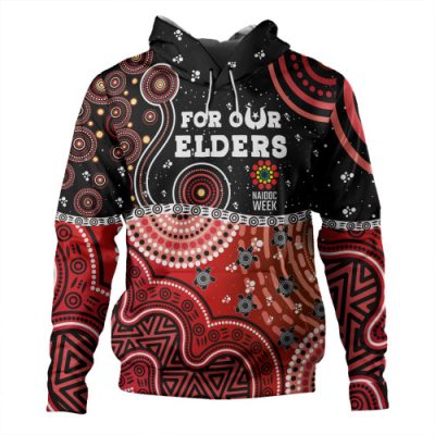Australia Naidoc Week Hoodie - Aboriginal Inspired For Our Elders NAIDOC Week 2023