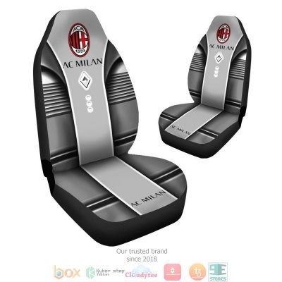 AC Milan Silver Edition Car Seat Covers