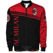 AC Milan Red Black Bomber Jacket