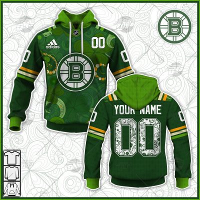 Personalized NHL Boston Bruins Jersey 2022 St. Patrick's Day Hoodie Shirt Long Sleeve| Personalize Your Own New & Retro Sports Jerseys, Hoodies, T Shirts
