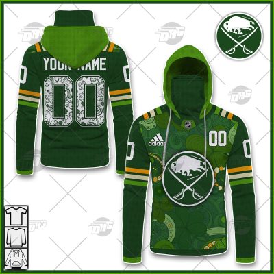 Personalized NHL Buffalo Sabres Jersey 2022 St. Patrick's Day Hoodie Shirt Long Sleeve| Personalize Your Own New & Retro Sports Jerseys, Hoodies, T Shirts